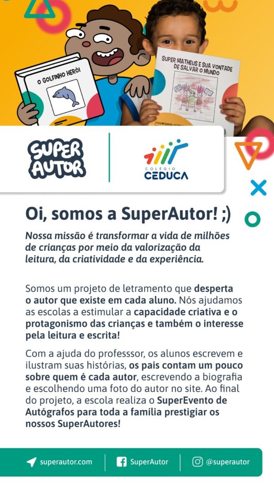 Projeto SuperAutor do CEDUCA