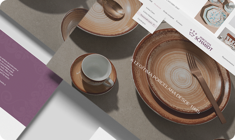 Porcelana Schmidt - Site feito em WordPress
