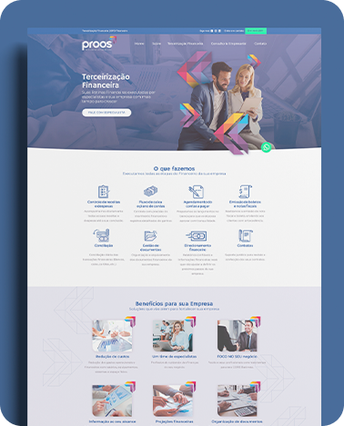 PROOS - Criação de site institucional