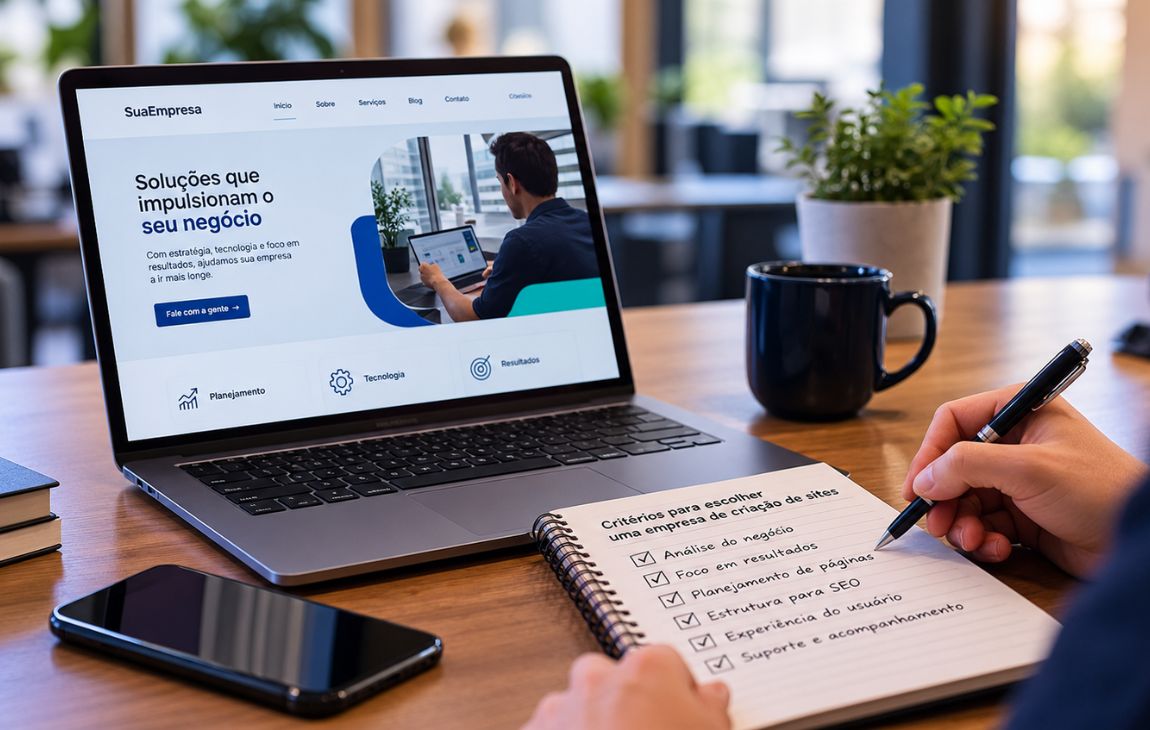 Como escolher uma empresa de criação de sites: 10 critérios